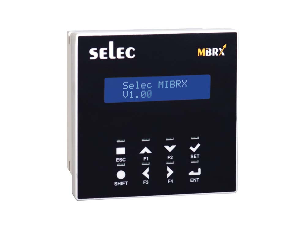 Selec Mibrx 4 Satırlı LCD Metin Bağımsız Ekran, MiBRX-DSP-IND-96-8-4-16-B, MiBRX Bağımsız Ekran 96 x 96 – LCD (16x4)