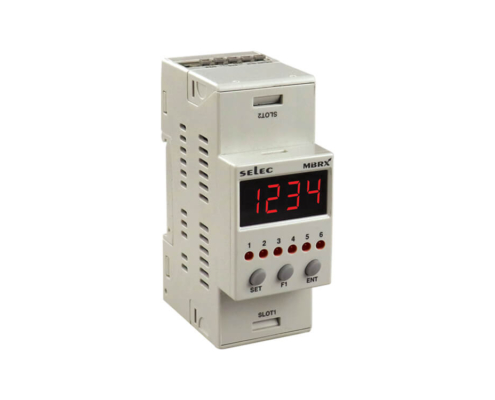 Selec PLC-Modüler Mibrx, Selec 2 IO Yuvalı Panel Montajlı Modüler PLC, Endüstriyel Otomasyon Ürünleri, Mibrx bağımsız ekranı, Mibrx ray serisi PLC, Selec LCD ekran, MiBRX-DSP-IND-96-8-0-00-C, MiBRX-DSP-IND-96-8-0-00-B,