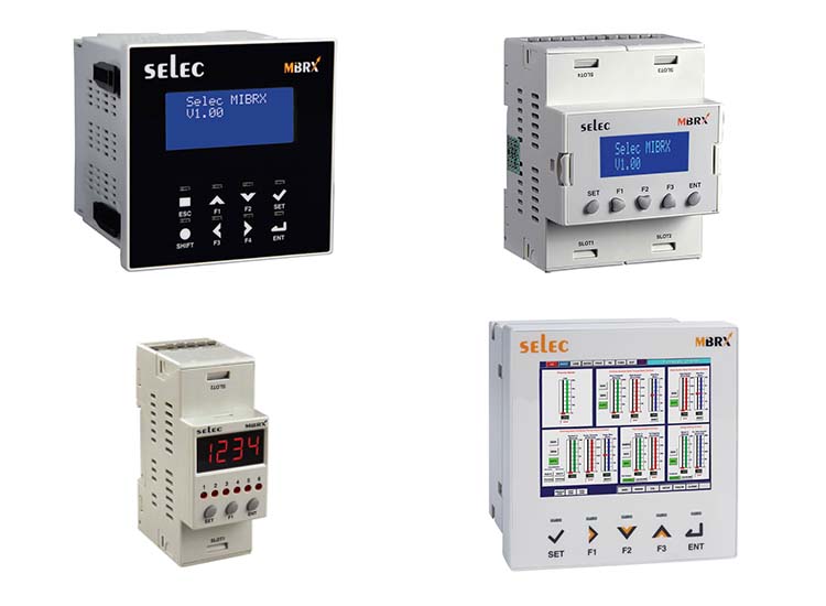 Selec Mibrx Panel Mount, Mibrx Panel Montajı, sabit ve takılabilir IO yuvaları 2 ve 6 yuvalı modüler bir PLC’dir,