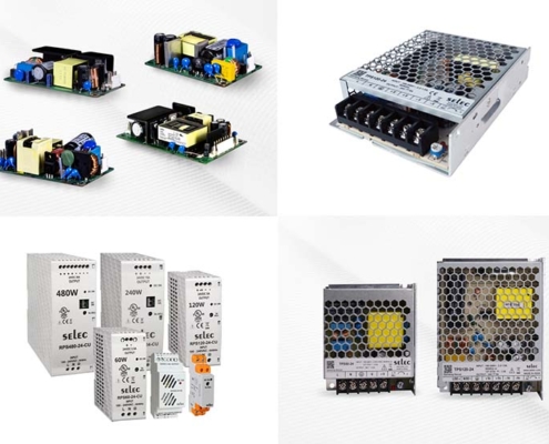 Selec Güç Kaynağı Serisi, DIN Ray Montajlı Güç Kaynağı,  Endüstriyel ve Tıbbi Sınıf Güç Kaynağı, 120W Endüstriyel Sınıf, Selec Panel Montajlı Güç Kaynağı