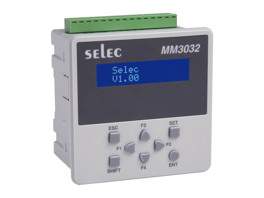 Selec Hızlı IO Plc, MM3030-2 hızlı plc, PLC 10DI, 8DO, 2AI ve 24VDC RTC, Modbus ve Tescilli Genişletme, Selec MM3030-4 plc