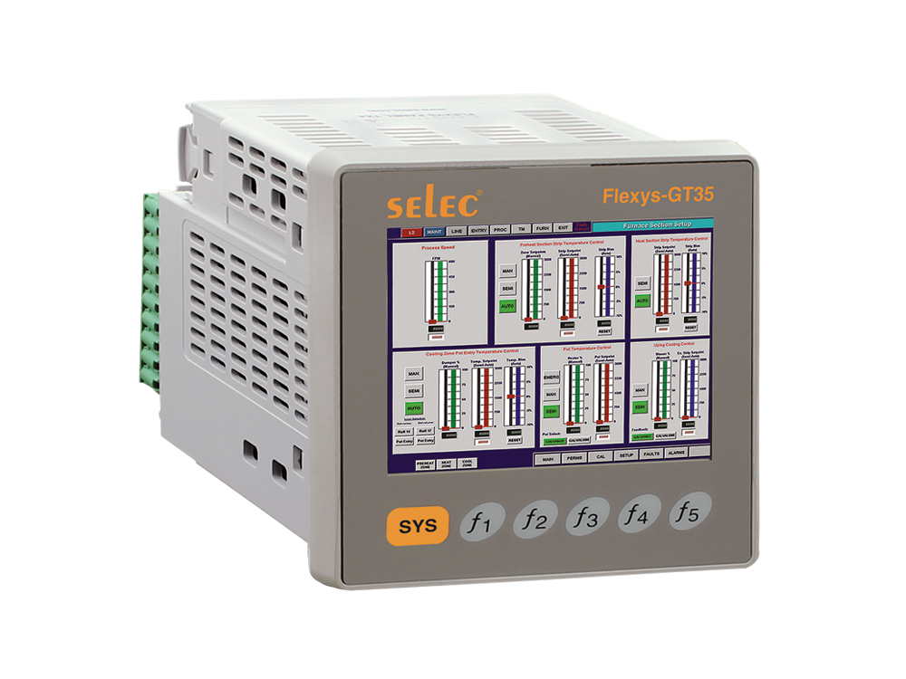 Selec Kontrol Flexys GT35, Grafik Plc, FL-GT35-DI04-PS-230V, FL-GT35-DI04-PS-24V,  FL-GT35-DSP, FL-GT35-LG-1-0-1 Selec Kontrol otomasyon ürünleri